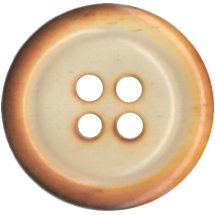 Burnt Bone Button